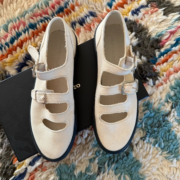 Caron Callahan Simona Sneakers in Cream / Canvas size 41 - Picture 5 of 8